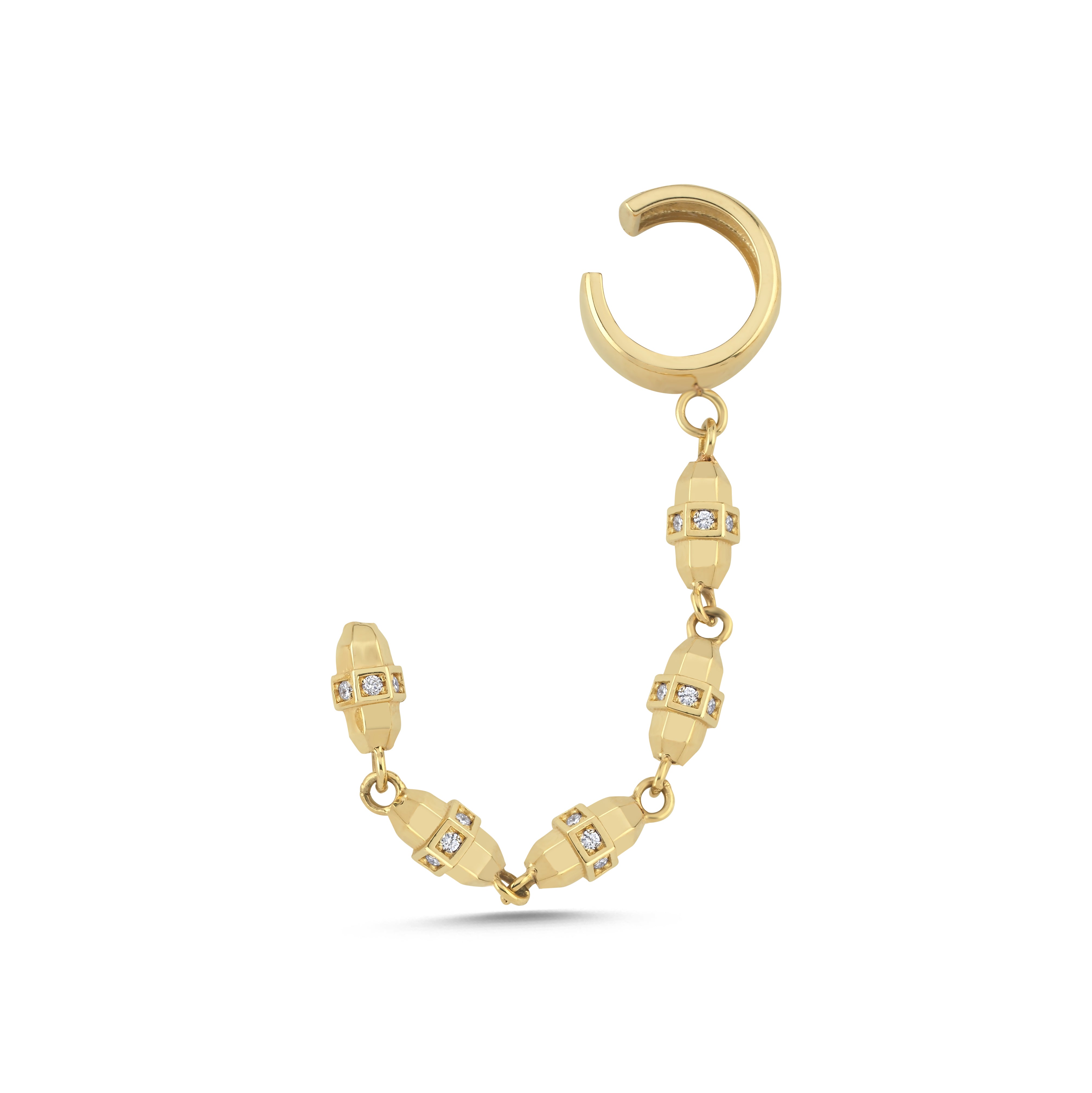 BULLETPROOF CHAIN LINK EARCUFF