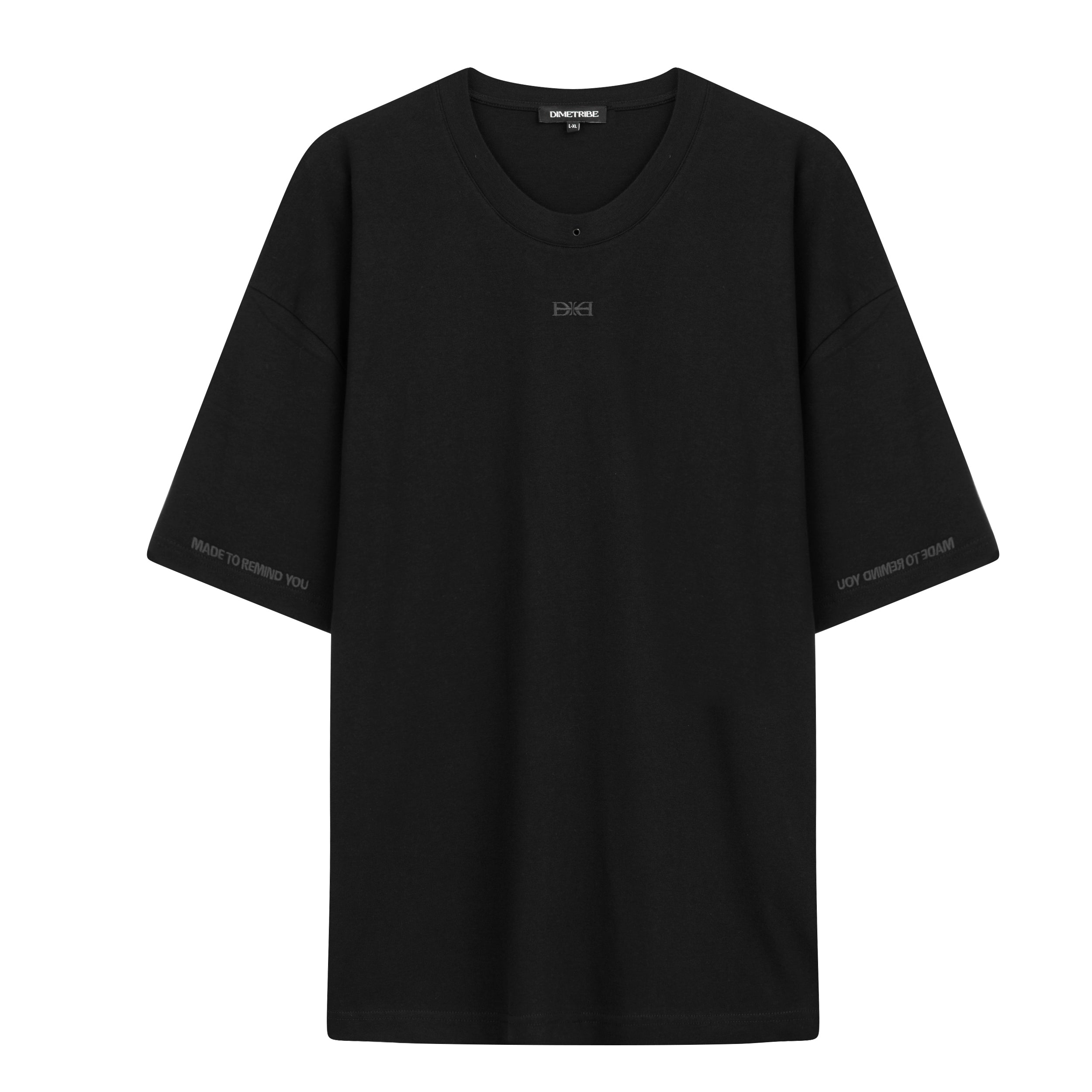 BLACK REMINDER TEE