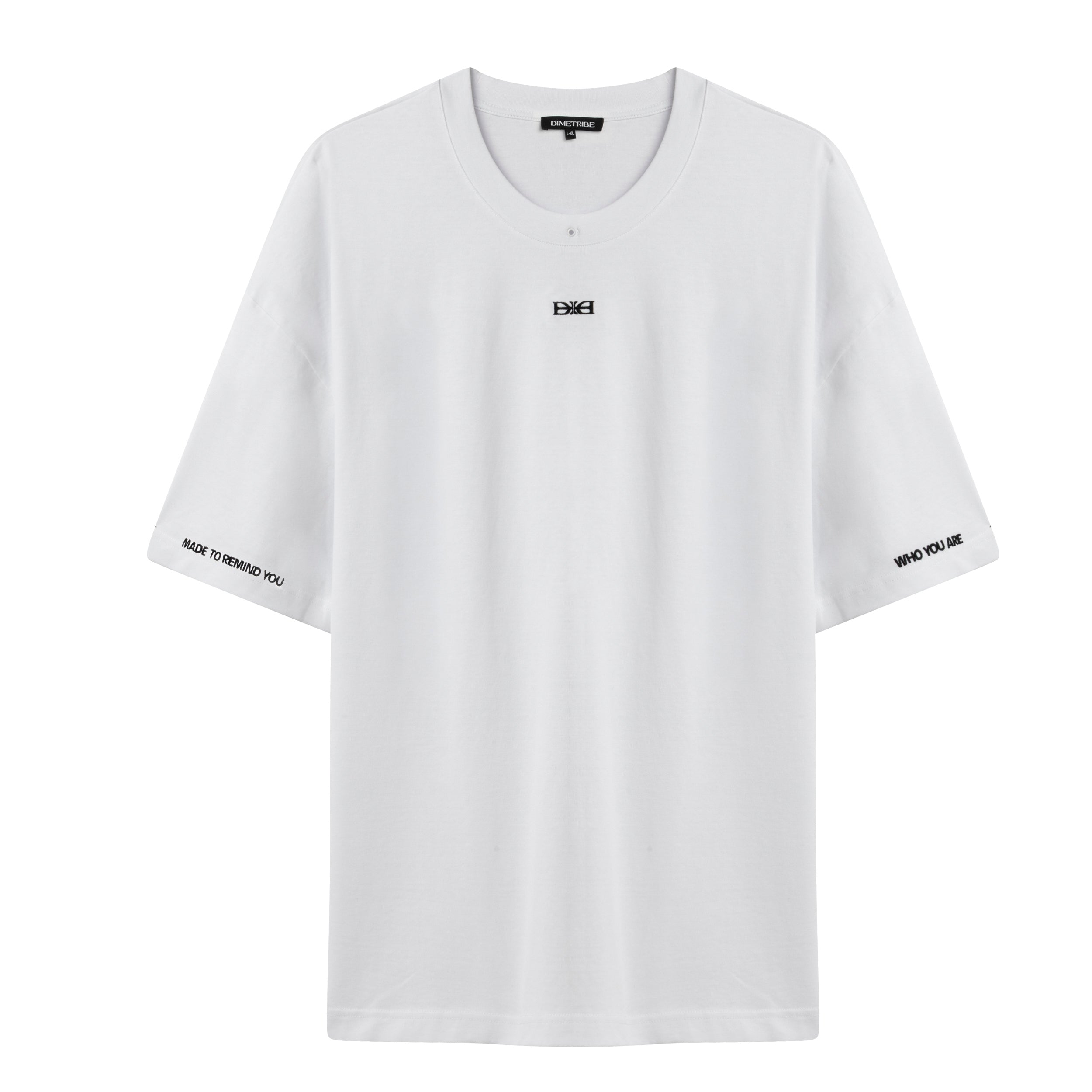 WHITE REMINDER TEE-1