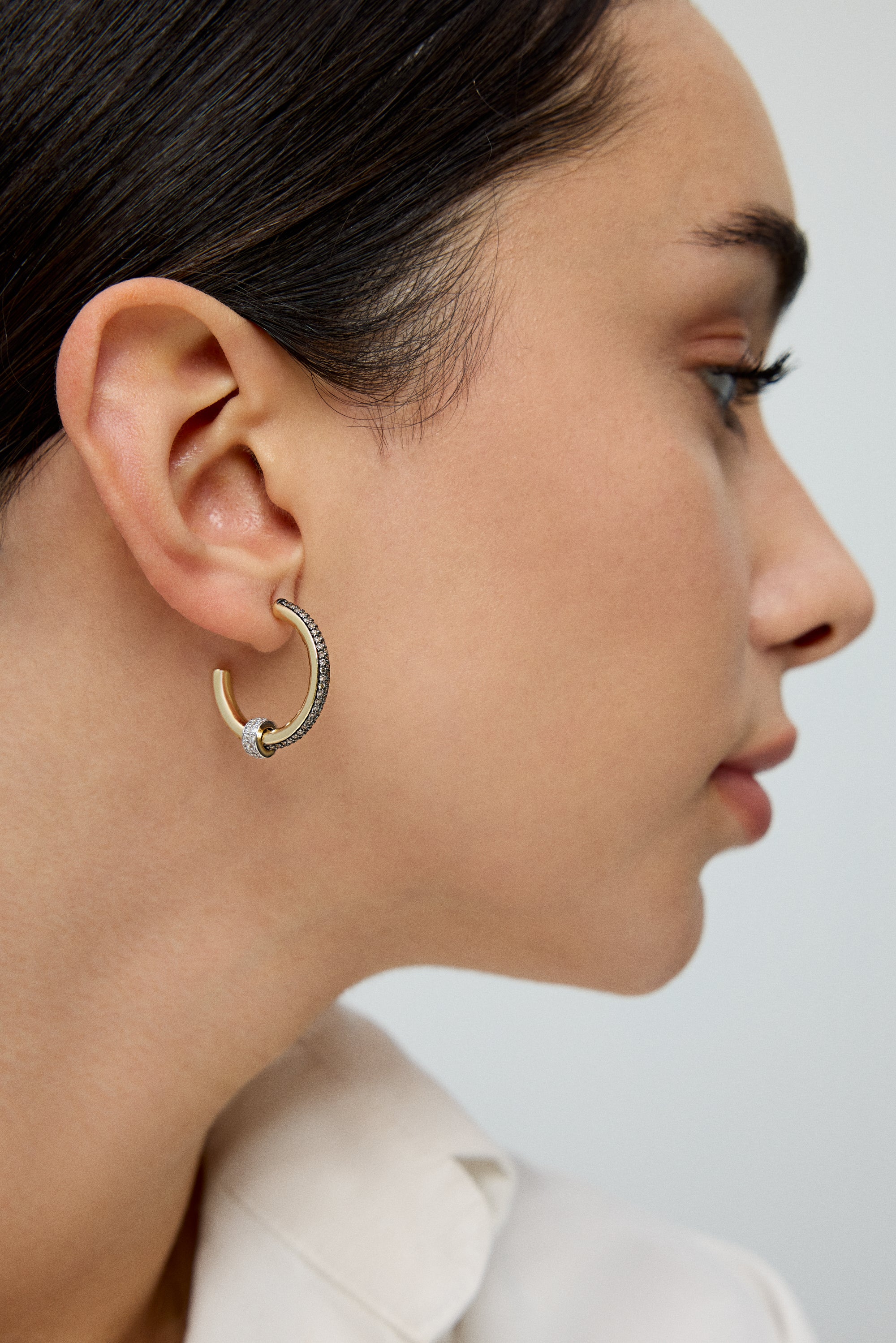 LOOP CHAMPAGNE EARRINGS-3