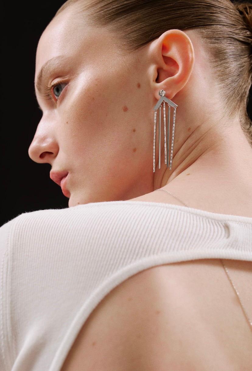 DIAMOND VECTOR EARRING-2