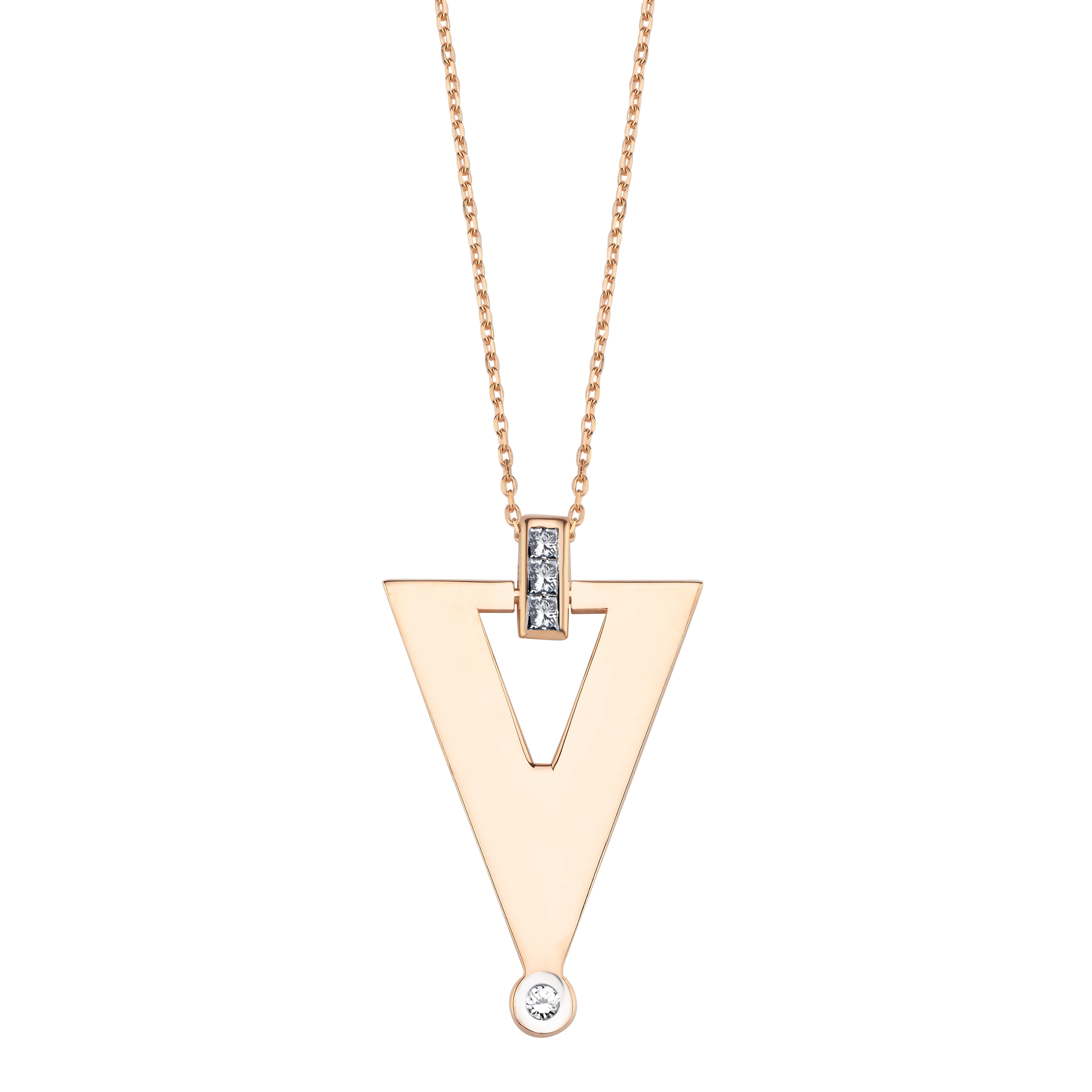 GEOMETRIC ROSE RADIANT KOLYE